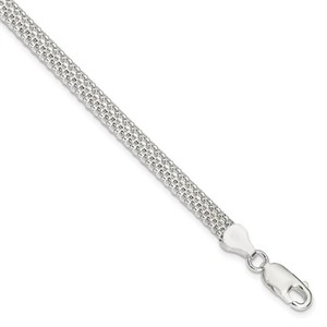 Sterling Silver -Mesh Bracelet