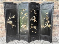 Old Japanese Hardstone Folding Screen