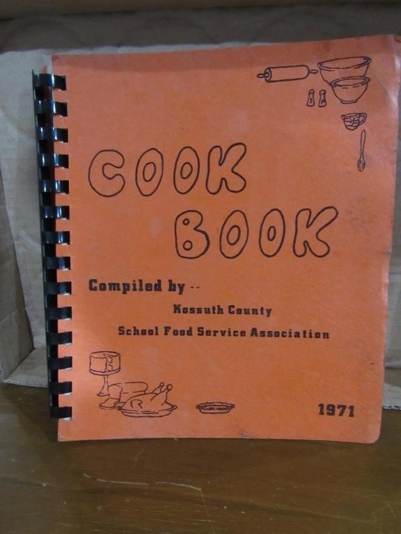 1971 Kossuth County Food Service Cookbook