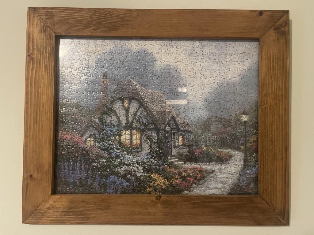 Cottage Puzzle Wall Decor 18 1/2”x 22 1/2”