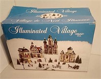 Illuminated Christmas Village