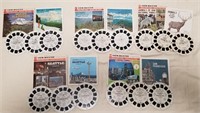 (5) Vintage View-Master Nat Parks & Cities Reels