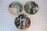 3 WIZARD OF OZ PLATES