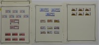 Lot, 3 pages Israel Computer Generated Stamps +