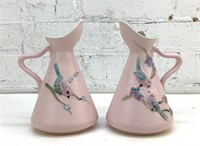 1950’s Hull Pink Serenade 7' pitchers