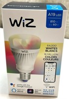 Wiz colour changing smart light bulbs