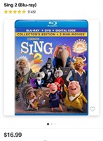 Sing 2 DVD (NEW)