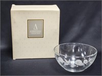 AVON HUMMINGBIRD COLLECTION CRYSTAL SERING BOWL