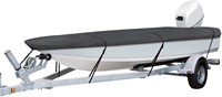 Heavy Duty Outboard Ski-Boat Cover with Support