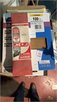 Small lot of sandpaper miscellaneous sizes