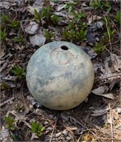 Round Bronze Ball Vase