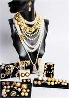 Jewelry Vintage Gold Toned Estate Costume Pieces