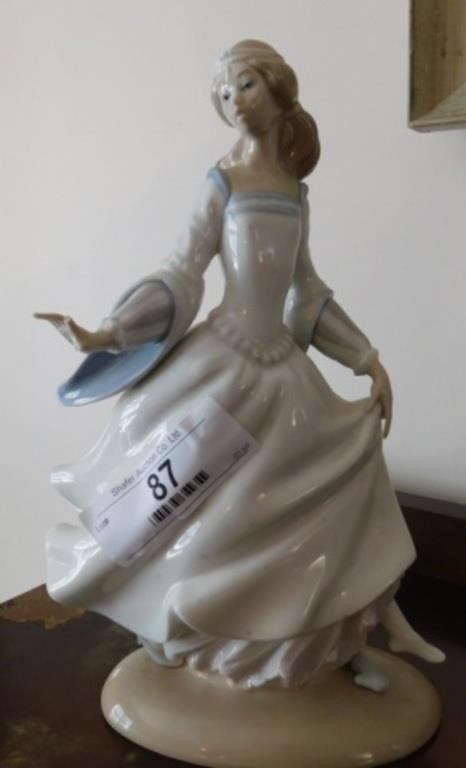 Lladro Figure - 10" H - damage to hand