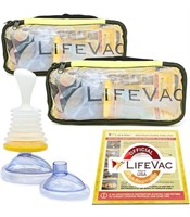 LifeVac Yellow Travel Kit 2 Pack First aid kits