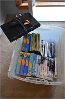 Lot of DVDs and DVD Player Works