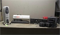 40,000 BTU Reddy Heater, (2) Stereo Systems &