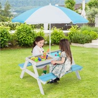 HY10008CL 3-in-1 Kids Outdoor Picnic Water Sand