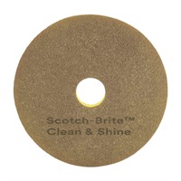 Scotch-Brite CS20 Clean & Shine Pad, 20 in, 5/Case