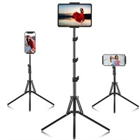 Ipad Tripod Stand, with 65 inch Height Adjustable