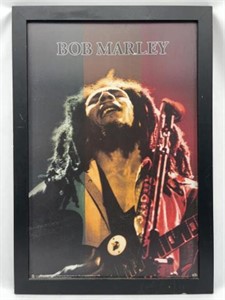 Framed Bob Marley Poster