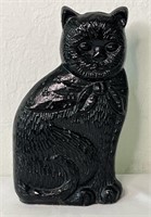 Black Cat Cast Iron Doorstop 1989 Artmark Vintage