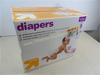 Unopened Case of 228 Size 3 Diapers