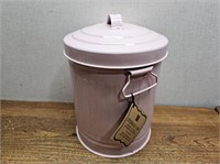 NEW PINK Metal Storage Can@9inAx12inH #paints lift