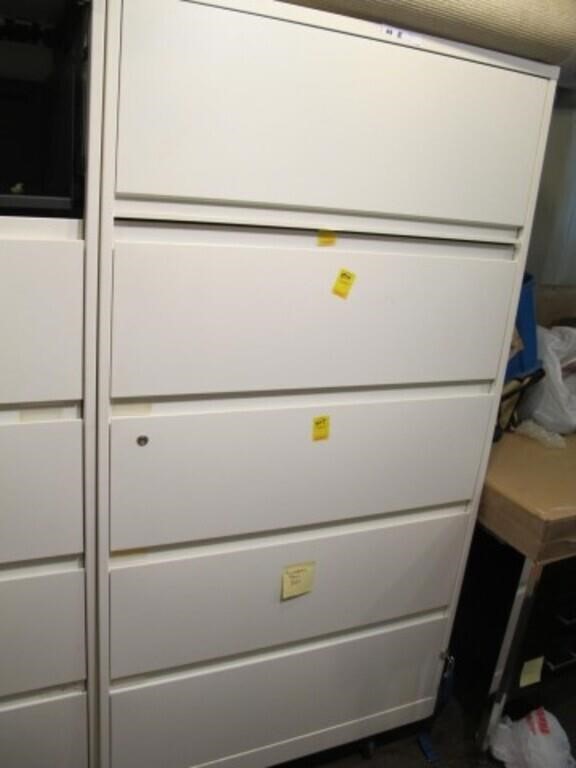 METAL FILE UNIT  4 DRAWER, 1 LIFT FRONT, 36X65