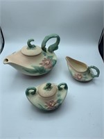 (3) Hull Pottery pieces