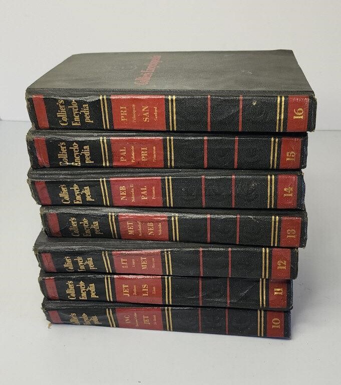 Volumes of Colliers Encyclopedia 1961