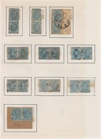 CSA Stamps #7 Used Pairs x 10 plus CV $600+