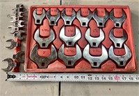 Crowfoot Open End Wrench Set