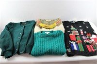 4 Geiger Austrian Wool, Veustuen & Xmas Sweaters+