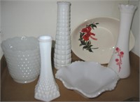 Vtg Brody Hobnail Milk glass & more