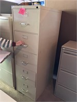 metal 5 drawer file cabinet