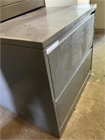 grey 2 drawer lateral file cabinet