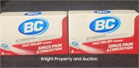 2 BC Sinus Pain & Congestion 4 Packs per Box