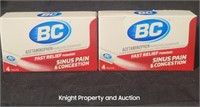 BC Sinus Pain & Congestion 4 Packs per Box