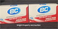 2 BC Sinus Pain & Congestion 4 Packs per Box