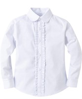 ($30) BIENZOE Girl's School Uniform Short Sleeve