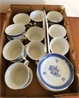 WEDGWOOD CUPS AND SAUCERS