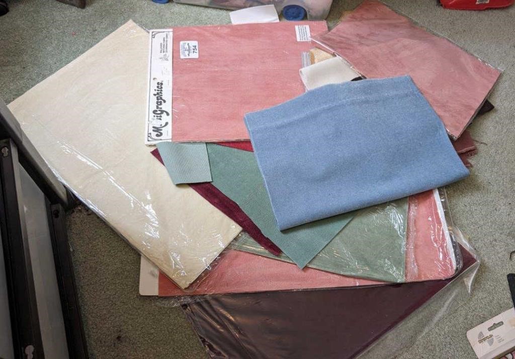 Fabric Swatches - Doll house making supply