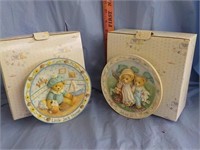 2 Cherished Teddies plates Ea Each x 2