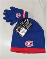 NEW Montreal Canadiens Kids Toque & Glove Set