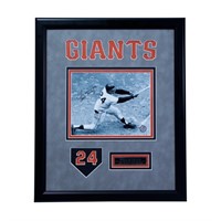 Willie Mays San Francisco Giants 22x18 Signed GFA