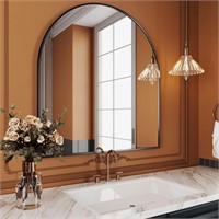 AUYHM Arched Mirror,31x33 Arched Bathroom Mirrors,
