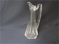 Victorian Glass Cruet, No Stopper - 6.5" Tall