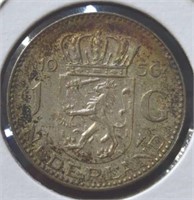 Silver 1956 Netherlands Coin