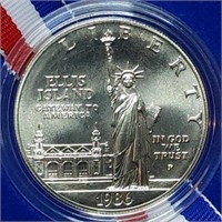 1986 Statue of Liberty Uncirculated Silver Dollar