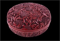 Chinese Red Cinnabar Box